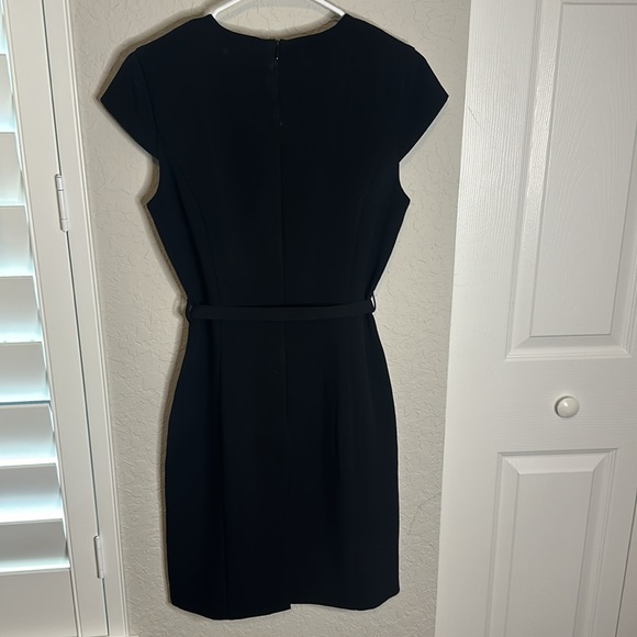 Women's H&M Black Dress with Belt EUC - Picture 3 of 3